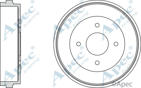 APEC BRAKING Piduritrummel DRM9526